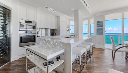 Oceanfront Apartment with a True Custom Kitchen
